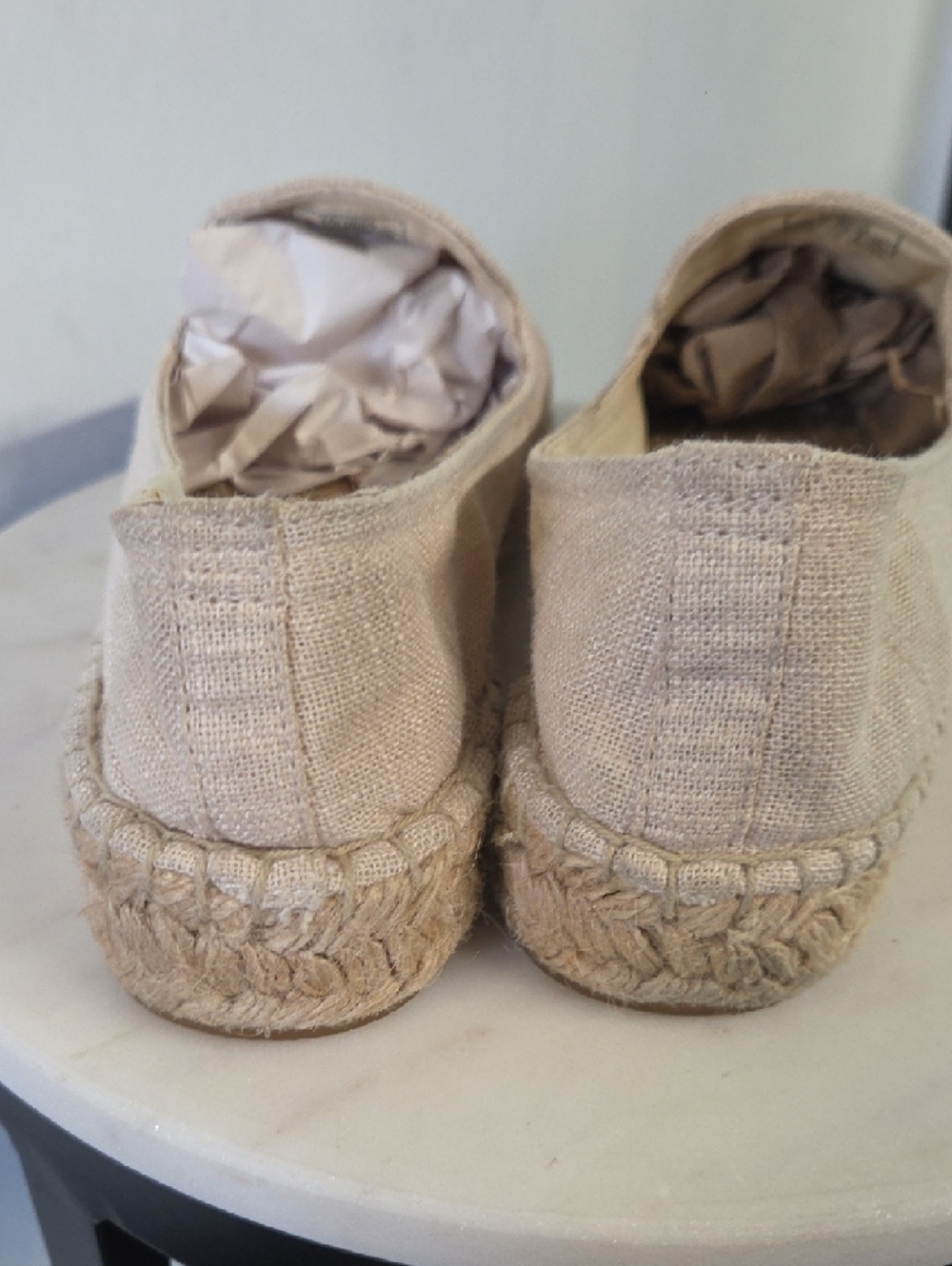 Soludos Cream Espadrille Slip-Ons with Cherry Embroidery Size 9.5 - Picture 4 of 6